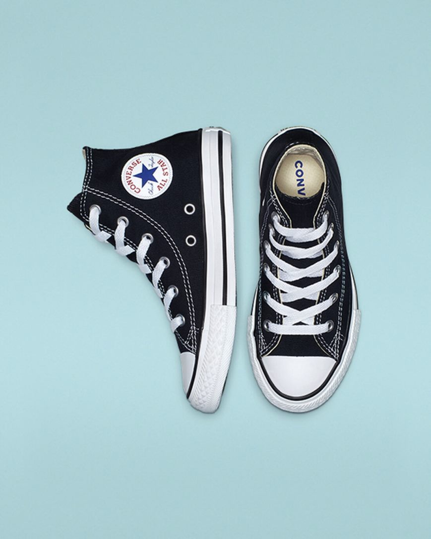 Tenisi Inalti Baieti Converse Chuck Taylor All Star Clasici Negrii | RO QKNFA682